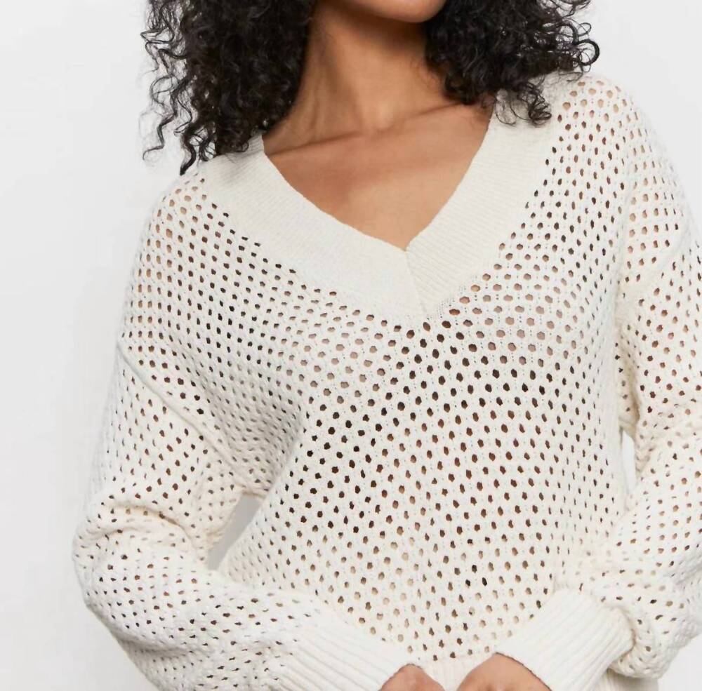 NEW SANCTUARY openwork sweater in macrame
